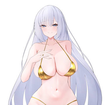 イラストリアス　金ビキニ