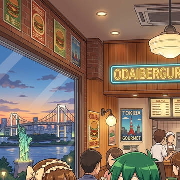 ハンバーガー屋でようこそ