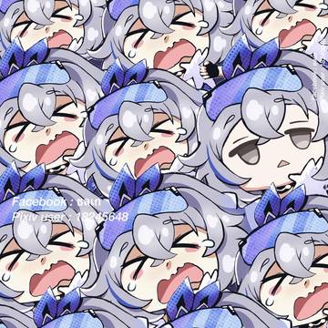 Crying Silver Wolf