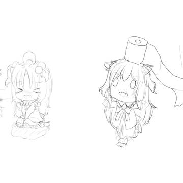 うちの子 おしがまバック（仮）