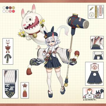 早霧の和風コスチューム