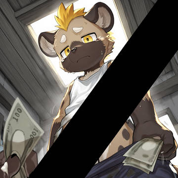 スラムのハイエナ君