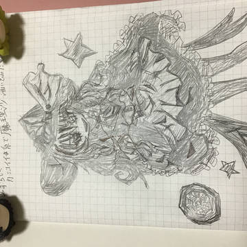 いつもよりは，，かっこいい系で描いてみた！