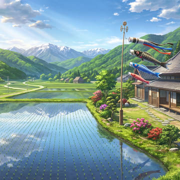 日本の農村