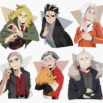 主に表紙のキャラ詰め