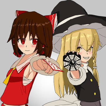 東方例大祭記念のレイマリ!
