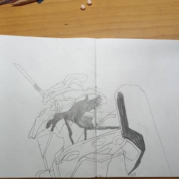 エヴァンゲリオン初号機 模写