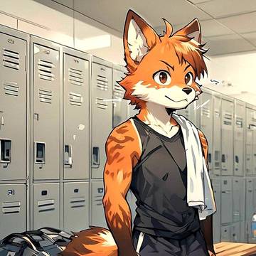 Fit fox boy