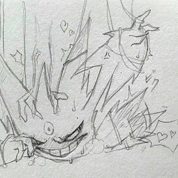 メガゲンガーの落書き数枚