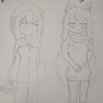 Red Riding Hood & Wolf girl