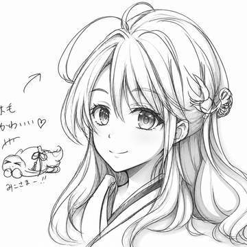 りゅうみこ落書き