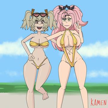 Golden Bikini ZZZ Girls