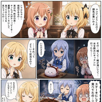 チノちゃんがティッピーを屠畜してるところを見てしまったココア