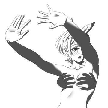 Ruka Sarashina pose