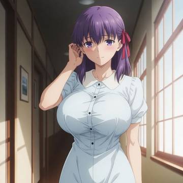間桐桜家の中で脱ぐ