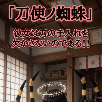 刀使ノ蜘蛛──刀の手入れは欠かさない