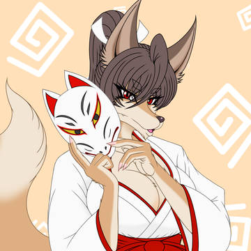 キツネ巫女