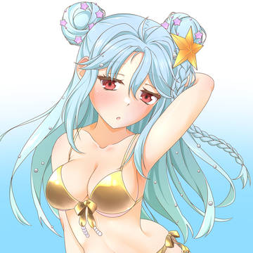 金ビキニな心菜ちゃん