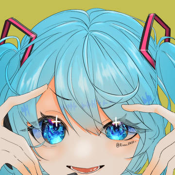 初音ミクフリー線画