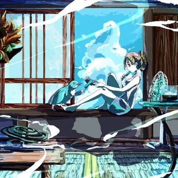 ソーダ色の昼下がり。