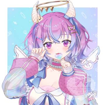 【Commission】天使×ドラゴン