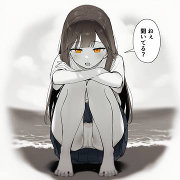 どこ見てるの?