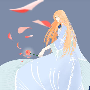 青とオレンジ
