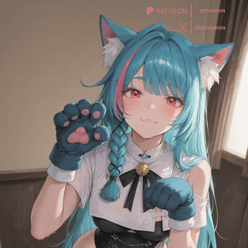 ミントのねこねこ特務服🐾 ギャップ萌えがたまらん…！