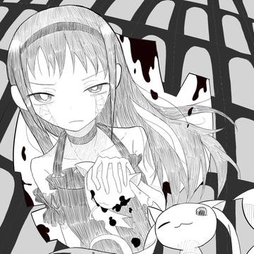 叛逆のほむらちゃんイラスト