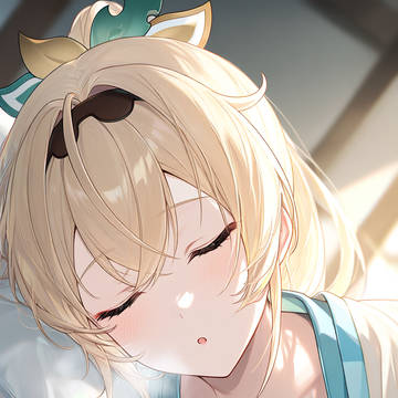 寝顔を晒すござるさん
