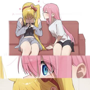 自分から言ったものの恥ずかしい虹夏ちゃん
