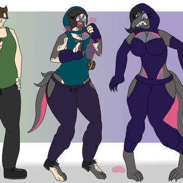 (COM) Anthro Salazzle TF/TG