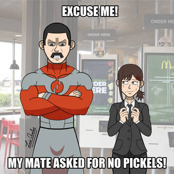 Thragg and Kobeni's, first date.