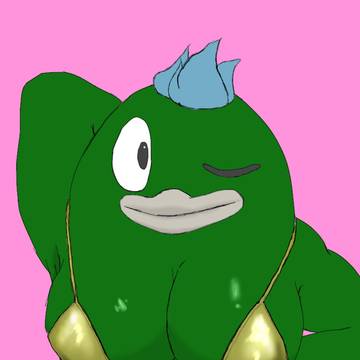 金ビキニ巨乳ガボン