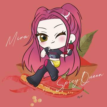 Kpop獵魔女團 Mira -辣椒口味泡麵