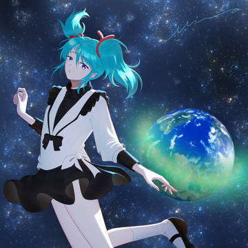 宙を泳ぐ