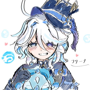 フリーナ初描きしました
