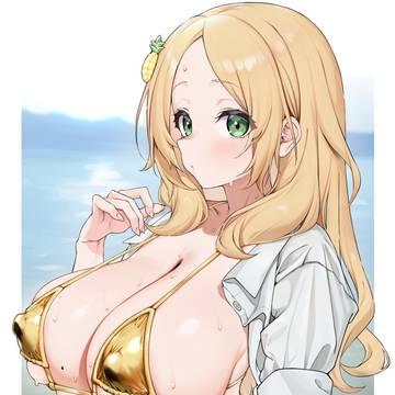 【NSFW/R18】GWのゴールデンビキニぱいなっぷるちゃん