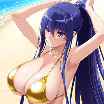 秋山凜子(金ビキニパイズリ)