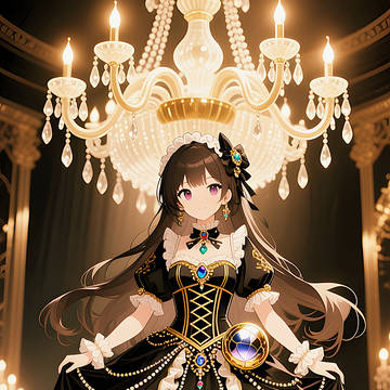 星灯りのロングスカート