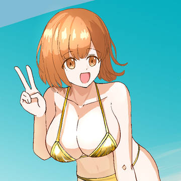 うちのこ金ビキニ