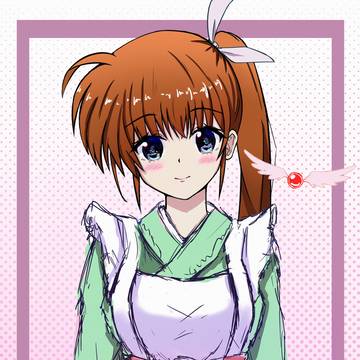 和風メイドなのは