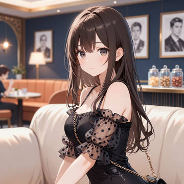 黒いドレスの子