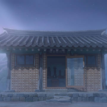 [時間差分アリ]祠堂の風景