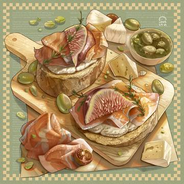 Fig & Prosciutto Bruschetta