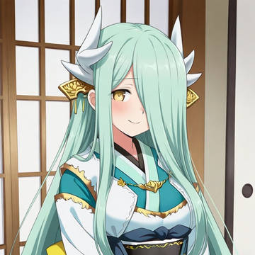 清姫の目隠しサイドバング