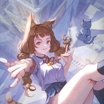 キツネミミ女の子