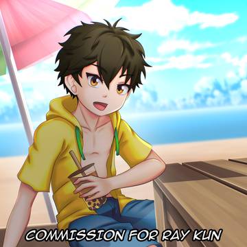 Cute Boy in the Beach!