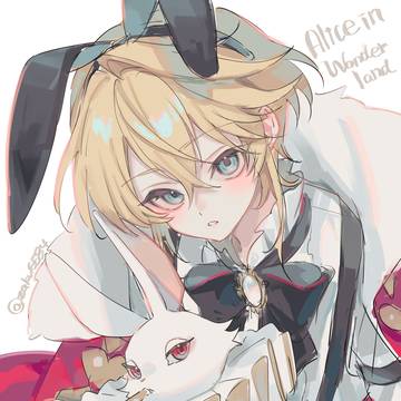 少年アリスとウサギ