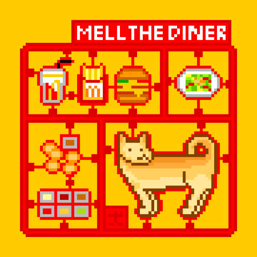 🍔プラモデル風のメル会長🍔